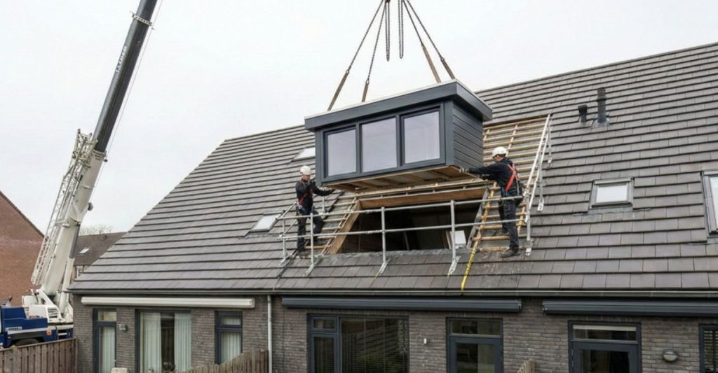 Dakkapel in Hoogeveen - Prefab dakkapel